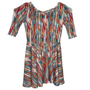 NWT Dot Dot Smile Abstract Pattern Multi Color Ballerina Girls 5/6